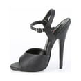thumbnail image 3 of Devious DOMINA-109 Black 6" Stiletto Heel Ankle Strap Sandals Women's Shoes, 3 of 5