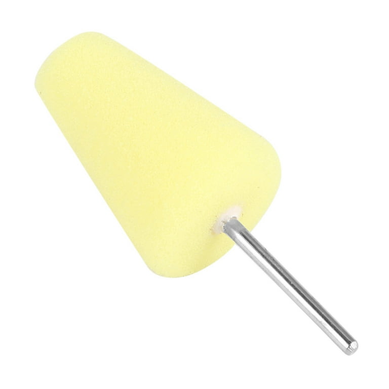 Large Yellow Ice Cream Cone Exfoliating Sponge
