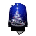 thumbnail image 5 of Honeeladyy Womens Irregular Sweatshirt,Christmas Strapless Long Sleeve Printed Soft Lightweight Top for Fall Valentine's Day Gift, 5 of 5