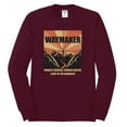 thumbnail image 3 of WAYMAKER Miracle Worker Promise Keeper Inspirational/Christian Mens Long Sleeve Shirt, Maroon, XX-Large, 3 of 5
