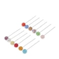 thumbnail image 3 of Agujas decorativas Hugo 12x Agujas Rosas de colores, 3 of 9