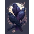 thumbnail image 2 of Raven's Respite - Dark Raven Canvas Wall Art, 2 of 2