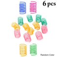 thumbnail image 1 of Chat Printemps Jouet Plastique 6PCS Coloré Interactif Ressort à Ressort Spirale Chat Jouet, 1 of 10