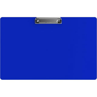 Acocony 11x17 Clipboard Vertical Extra Large Clipboard Super Tough 11 x 17 Clipboards Low Profile Clip Not Fragile PP Plastic Blue Pack of 1