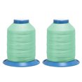 thumbnail image 7 of Uxcell 710 Yards 420D/0.45mm Extra Strong Bonded Polyester Threads (Aquamarine, 2 Pack), 7 of 7