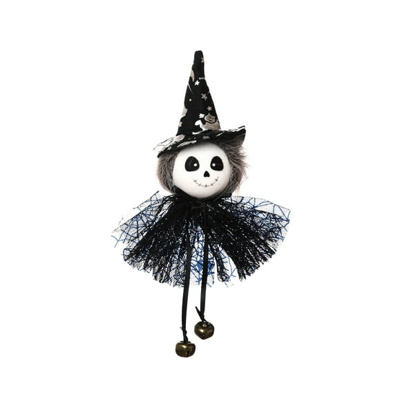 Gaecuw Indoor Halloween Decor, Halloween Decorations Hanging Gnome OrnamentsPlus GhostWitchBlackCat, Decoracion De Halloween for Halloween Decoration Indoor Outdoor(Colorful, Wood)