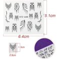 thumbnail image 4 of 40 pegatinas de uñas de diferentes estilos, pegatinas de transferencia de agua autoadhesivas 3D, diseño de flores, animales, hojas, pegatinas de uñas para decoración de uñas DIY JM, 4 of 5