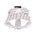 thumbnail image 3 of Traje de Pájaros Esmoquin con Pajarita Traje de Poliéster Elegante Camisa a Cuadros Ropa de Pájaro para Pájaros ANGGREK Otros, 3 of 8