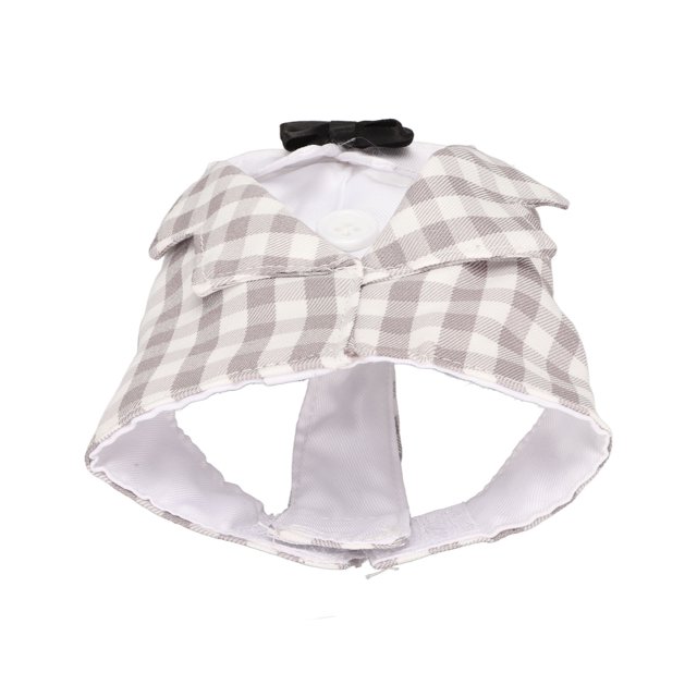 Traje de vuelo de loro ropa de loro de fácil limpieza linda camisa a cuadros amigable con la piel para fiesta