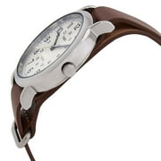 Timex Weekender 40 Watch, Brown Double-Layered Leather Slip-Thru Strap