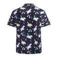 thumbnail image 3 of High Quality Hawaiian Shirts for Men Short Sleeve Aloha Beach Shirt Floral Summer Casual Button Down Shirts Blouses RCGTCS, 3 of 7