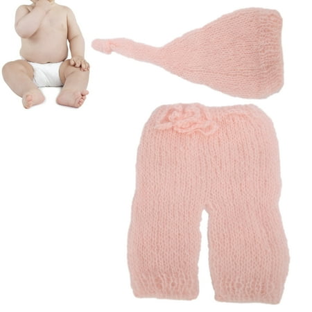 

LHCER Photography Hat Pants Infant Hat Pants Set Newborn Baby Photography Props Baby Boys Girls Photography Prop Baby Photography Prop