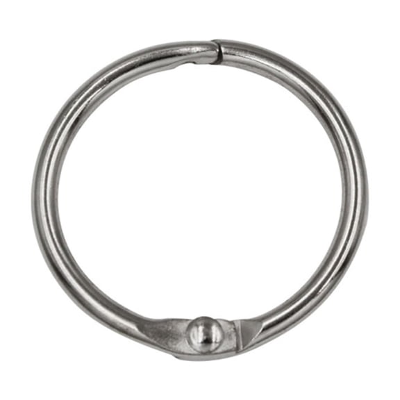 Loose Binder Rings Metal Paper Binder Rings Clip Hooker,for / or Index-Card,,Book Notebook Office