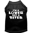 thumbnail image 4 of Pet Dog  Cat Shirt Screen Printed, "I'm A Lover, Not A Biter", 4 of 10