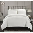 thumbnail image 1 of Chic Home BCS12852-US 3 Piece Jazzmyn Comforter Set - White, Queen Size, 1 of 1