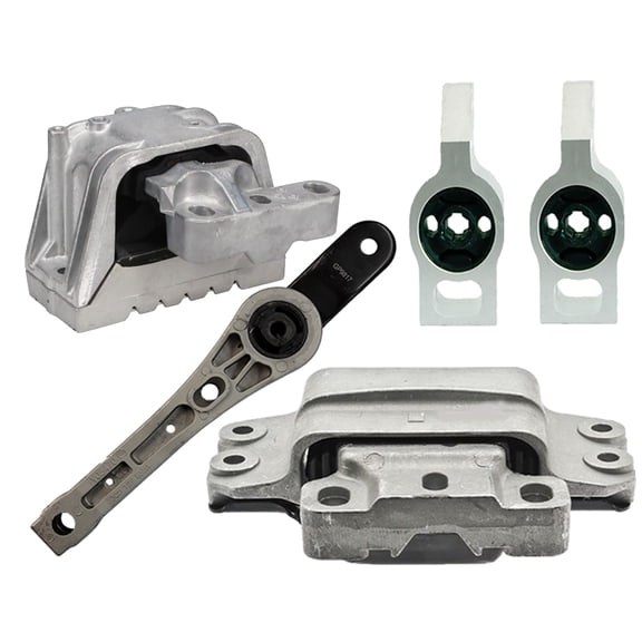 K3295 Engine Motor&Transmission Mount Set 5pc For 2006-2010 Volkswagen Passat 2.0L | A6973 A6978 A6978 A4909 A6983