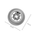thumbnail image 2 of OULII Roue de Lave-Vaisselle 4Ensemble Gris ABS Rond pour Rack Bas Stabilité et Fonctionnement Fluide, 2 of 6