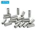 thumbnail image 3 of Unique Bargains Adaptateurs de Filetage Manchon Réducteur Écrou 20 Pcs M5x0.8 Mâle à M3x0.5 Femelle Réparation Insert Écrou 12mm, 3 of 7
