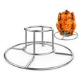 thumbnail image 1 of Poulet Grill Stand en Acier Inoxydable BBQ Grillage Titulaire Bière Peut Griller Rack, 1 of 10