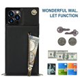 thumbnail image 2 of For Iphone 14 Pro Max Cross-Body Zipper Square Phone Case With Holder (Black),iPhone 16, 2 of 6