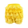 thumbnail image 4 of Women's Tennis Skirts Summer Multilayer Lace Trim Beachy Flowy Tiered Hemline Holiday Resort Wear Skirt For Women Yellow S, 4 of 4
