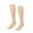 Beige, variant on Spencer Nylon Graduated Compression Socks, 3 Pairs Knee High Stockings 10-20mmHg for Men & Women Best Support for Athletic Running Cycling