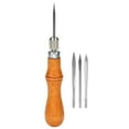 thumbnail image 2 of Leather Sewing Awl,Leather Repair Awl Sewing Awls Tools With 4 Awl Heads Professional Leathercraft Accessories For DIY Leather Craft Sewing, 2 of 8