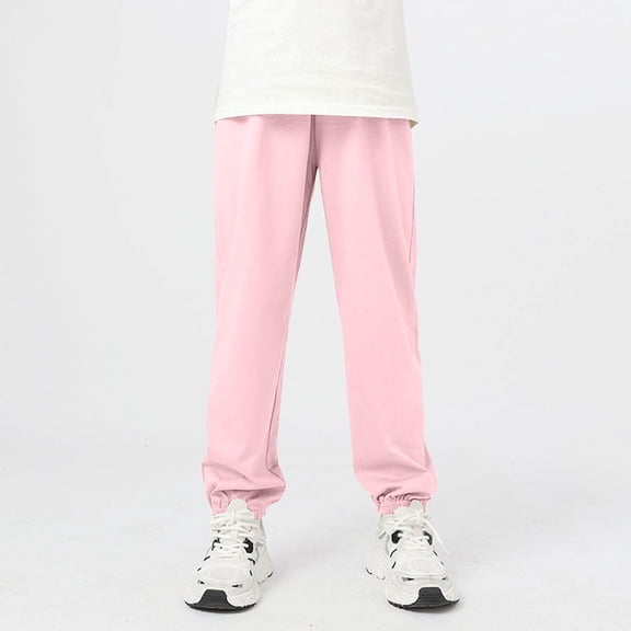 Maqroz Toddler Boys Casual Joggers Lightweight Cotton Linen Pants Elastic Ankle Trousers Solid Color Loose Fit Summer Beach Bottoms Purple,8-9Years