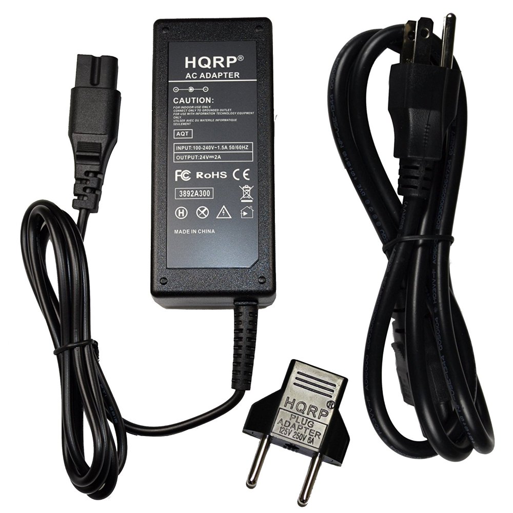 HQRP AC Adapter for Kneading Foot Calf Leg Spa Massager YH3318G Power Supply Cord Adaptor plus