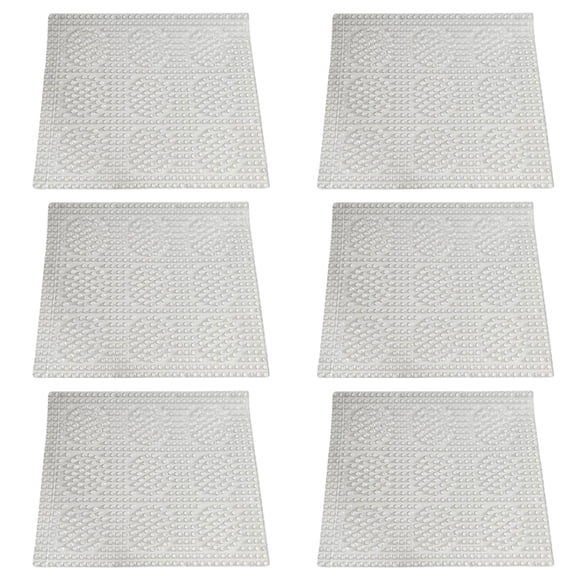 6-Pack Cat Scat Mat Prickle Strip for Furniture Bed Protection Indoor Cat Repellent Deterrent Mat Spiked Isolation Guard Blocker Pet Training Mat for Couch and Bed