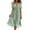 Mint Green Womens Cocktail Dress Chiffon-A3, variant on Summer Dresses for Women 2025 V Neck Chiffon Short Sleeve Midi Dress Tie Empire Waist Casual Loose Fit A Line Dress Black XL