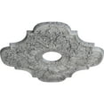 thumbnail image 3 of Ekena Millwork 17 3/4"OD x 3 1/8"ID x 1"P Peralta Ceiling Medallion (Fits Canopies up to 4 5/8"), Hand-Painted Ultra Pure White Crackle, 3 of 6