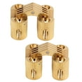 thumbnail image 1 of Copper Hinges, Hidden Hinge Multifunctional Wear Resistance 2PCS 180 Degree  For Cabinet Table Door, 1 of 8