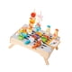 thumbnail image 4 of Juego de barbacoa de madera con comida de juguete, parrilla de juguete para aprendizaje temprano, accesorios de cocina para niños y niñas, regalos de, 4 of 9