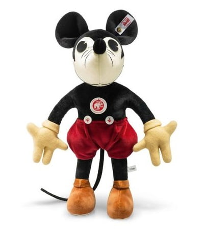 Steiff Disney Mickey Mouse Plush with Steiff Teddy Bear Brand New 