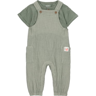 Carter's Child of Mine Baby Boy Overalls Set, 2-Piece, Sizes 0/3-24 Months