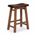 thumbnail image 2 of Sonoma Backless Saddle Counter Stool - Burnt Chestnut, 2 of 8