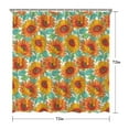 thumbnail image 5 of Waterproof Cute Sunflower Colorful Shower Curtain 72x72 Inch Boho Style Polyester Unique Shower Curtain for Bathroom Hotel Home Decor with 12 Plastic Hooks, 5 of 5