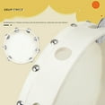 thumbnail image 6 of Versatile Handheld Drum Sheepskin Tambourine for Kids Music Enthusiasm and Hand Dexterity Enhancement for Home School, 6 of 10