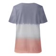 thumbnail image 5 of asdoklhq Juniors Plus Tops & T-Shirts,Women's Printing Round Neck Loose Short Sleeve T Shirt Pullover Tops Blouse, 5 of 5