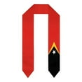 thumbnail image 7 of Graduation Sash Saint Kitts and Nevis Flag scarf Shawl Stole Sapphire Blue with Star Stripe Bachelor Gown Accessory Ribbon, 7 of 7
