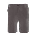 thumbnail image 3 of Aayomet Shorts Bouton Shorts Rayés Colorblock Poche Plage Pantalons Décontractés (Gris, S), 3 of 5