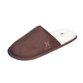 thumbnail image 2 of Roxoni Mens Winter Scuff Slippers, Faux Sheepskin Lined, Rubber Sole -sizes 7 to 13 -style #1243, 2 of 4