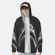 thumbnail image 2 of Fotbe Black And White Shark Chaqueta con Protección Solar UPF 50+ para Hombre y Mujer, Camisa con Capucha y Bolsillos-Medium, 2 of 7