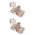thumbnail image 3 of fastboy Voyagez avec Style - Trousse de Maquillage à la Mode et Durable Trousse de Maquillage Réutilisable pour Femmes Sacs de Rangement Rose 2 Ensembles, 3 of 6