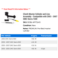 thumbnail image 2 of Clutch Master Cylinder and Line Assembly - Compatible with 2003 - 2007 GMC Sierra 1500 2004 2005 2006, 2 of 2