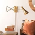 thumbnail image 3 of Jamie Young Co Lenz Swing Arm Steel Metal Wall Sconce in Antique Brass, 3 of 3