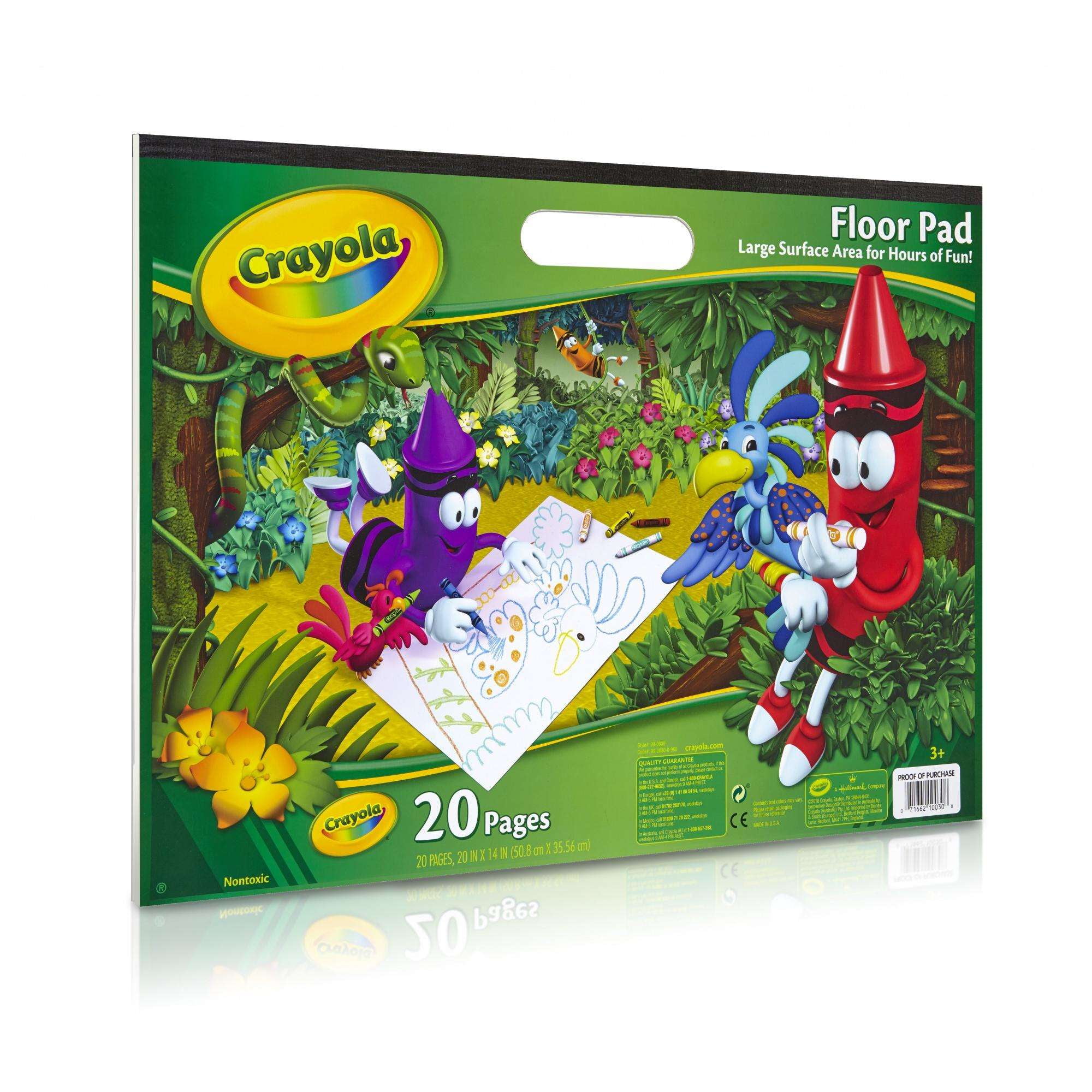 Crayola Giant Floor Pad 22in X 16in Walmart Com