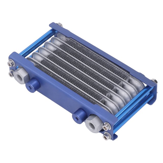 Motorcycle Engine Oil Cooler Aluminium Transmission Cooling Radiator for 50cc-250cc Off Road Vehicle ATV