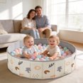 thumbnail image 3 of Small Children Play In The Sand Pool Which Can Be with Foam Etc. 39.37 Inch Suitable for Indoor and Outdoor Use Including Storage, 3 of 3
